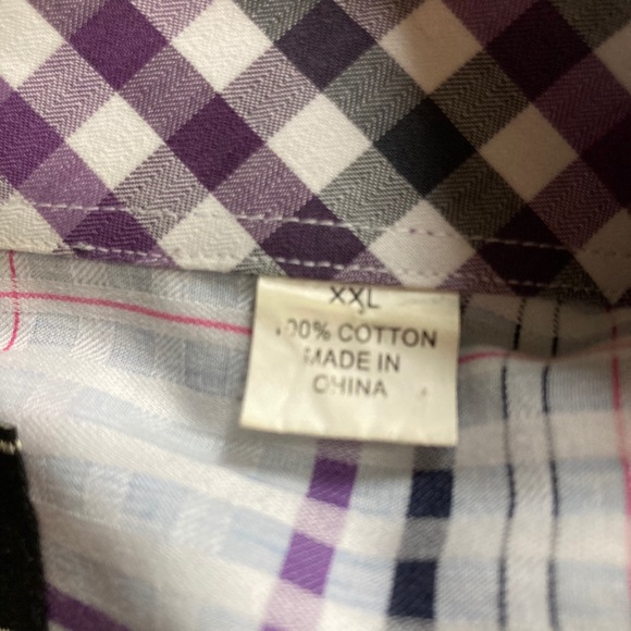 Neiman Marcus patterned button up shirt - Picture 7 of 7